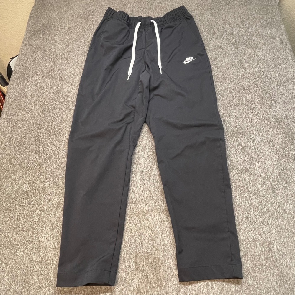 Nike Club Men's Woven Tapered Leg Pants Black Size Medium DX0623-010